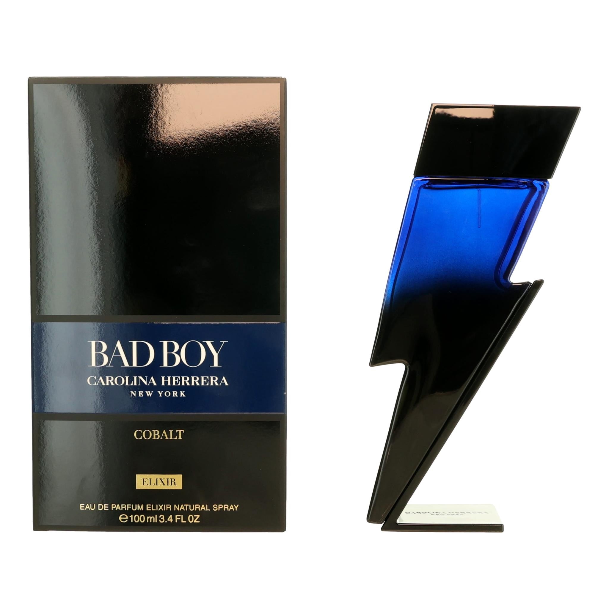 Photo of Bad Boy Cobalt Elixir by Carolina Herrera, 3.4 oz EDP Elixir Spray men